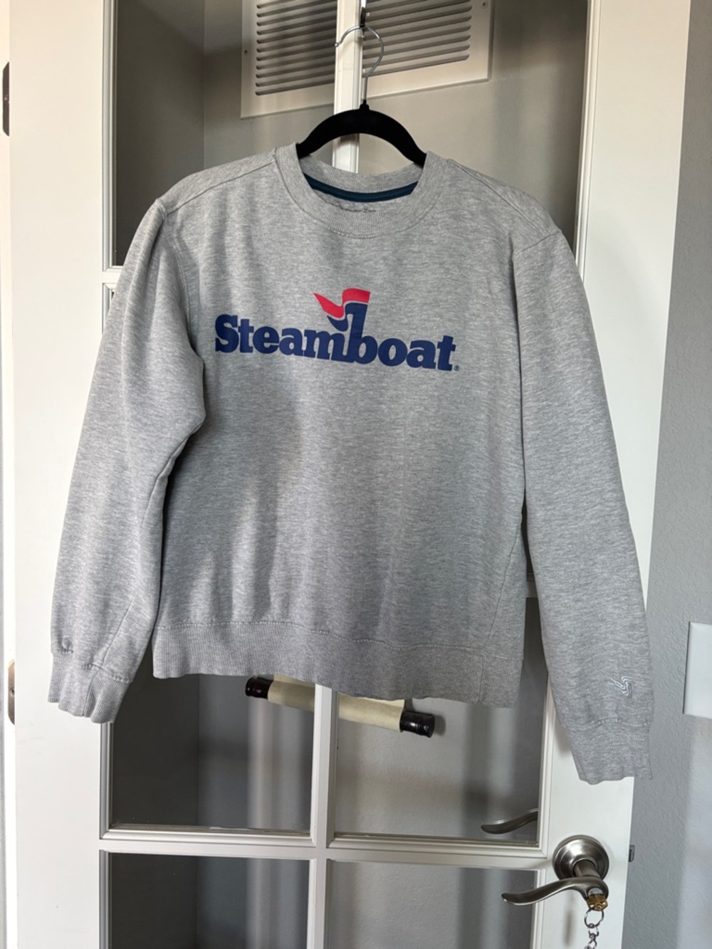 Gray Logo Crewneck Sweatshirt